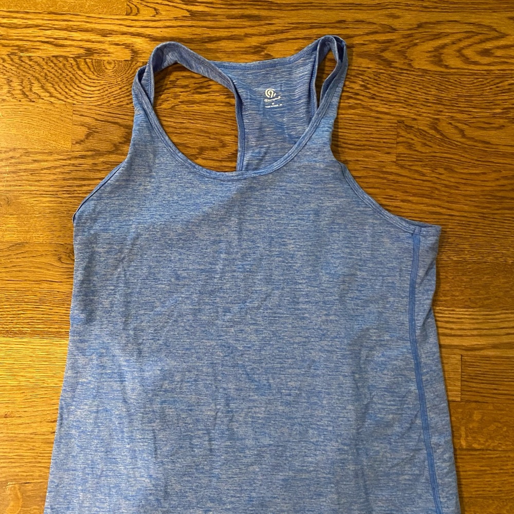 champion medium blue tank top